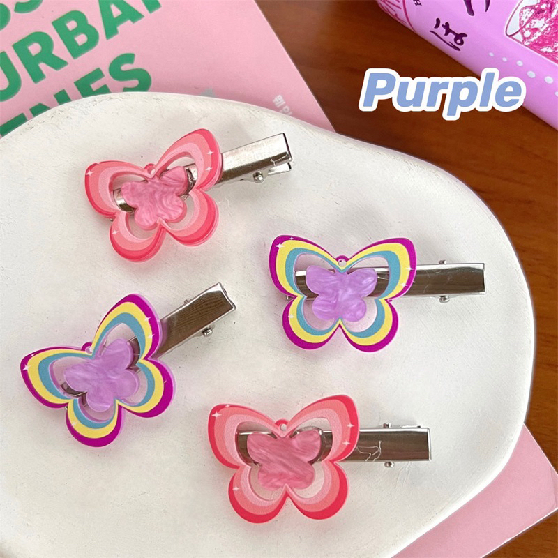 Cute 158 กิ๊บติดผม กิ๊บหนีบผมผีเสื้อ Y2K