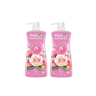 (1ขวด)Parrot Botanicals​ roseนกแก้ว ครีมอาบน้ำ กลิ่นกุหลาบ ขนาด 500 มล.