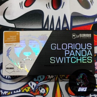 **จัดส่งฟรี**สวิตช์ Glorious Panda Tactile Switches UNLUBE ×36 Switches