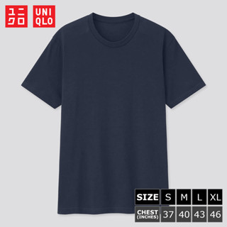 เสื้อยืดแขนสั้น Uniqlo Dry Color - 69 Navy