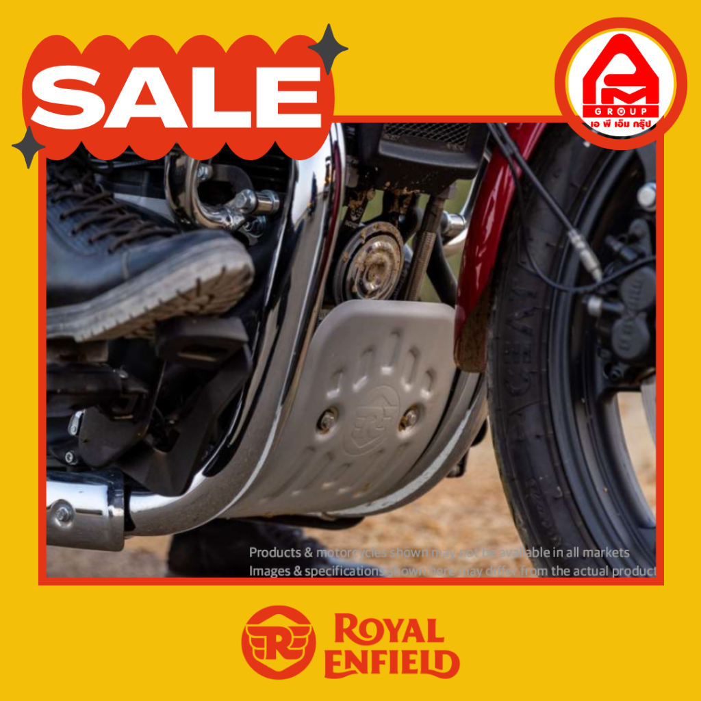 การ์ดใต้เครื่อง แท้ Super Meteor 650 Royal Enfield การ์ดป้องกันเครื่อง กันเครื่อง