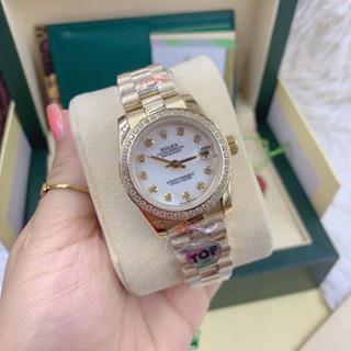 RO นาฬิกาข้อมือผู้หญิง  Datejust 31 mm ระบบออโต้ นาฬิกาแฟชั่น