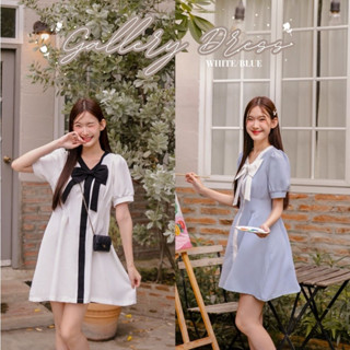 DR0312 LABELLE รุ่น Gallery Dress เดรสโบว์