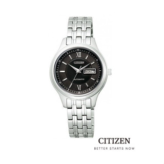 CITIZEN Automatic PD7151-51E Stainless Steel Lady Watch ( นาฬิกาผู้หญิงระบบออโตเมติก)