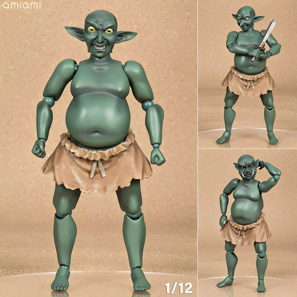 Figma ฟิกม่า Daiki no Goblin san ไดกิ โนะ ก็อบลิน ซัง 1/12 ยักษ์เขียว ปีศาจ Giant Devil Posable โมเดล Action Figure
