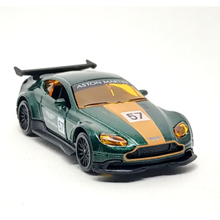 Majorette Aston Martin Vantage GT8 no.57 สีเขียวเข้ม Scale 1/60 (8cm) ไม่มี package