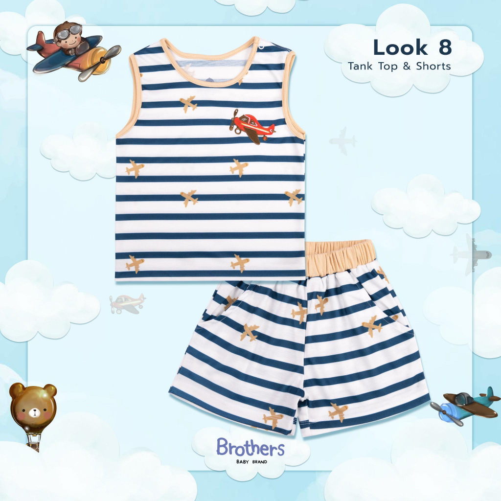 Sky08 Tank top & Shorts