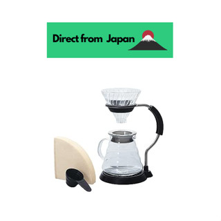 Hario V60 ชุดดริปกาแฟ แบบขาตั้งแก้ว Vas-8006-G หลายชิ้น