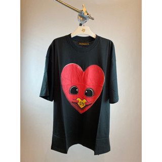 [ของแท้] Drew House Heart SS Black Tee