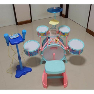 ชุดกลอง+ไมโคโฟน ไฮคิว และ Learning Electronics Drum Set