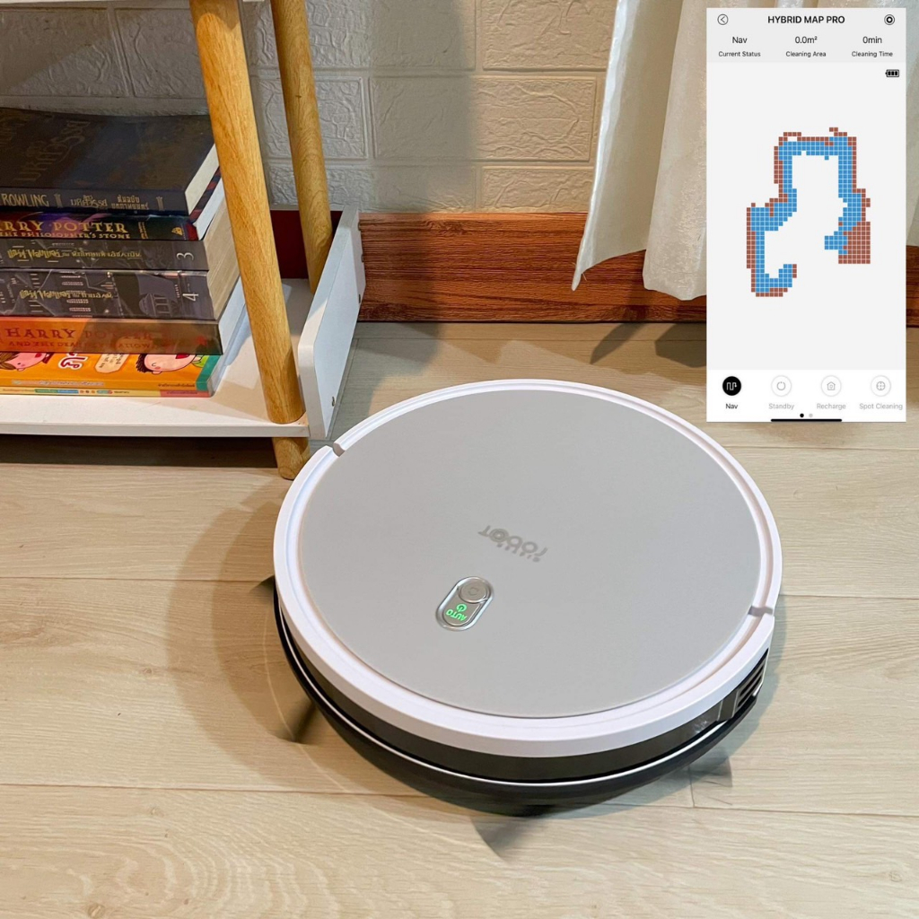 Mister Robot หุ่นยนต์ดูดฝุ่น หุ่นยนต์ถูพื้น เก็บฝุ่นอัตโนมัติ รุ่น HYBRID MAP PRO แถมฟรี! น้ำยาทำความสะอาดอเนกประสงค์ - รูปที่ 2