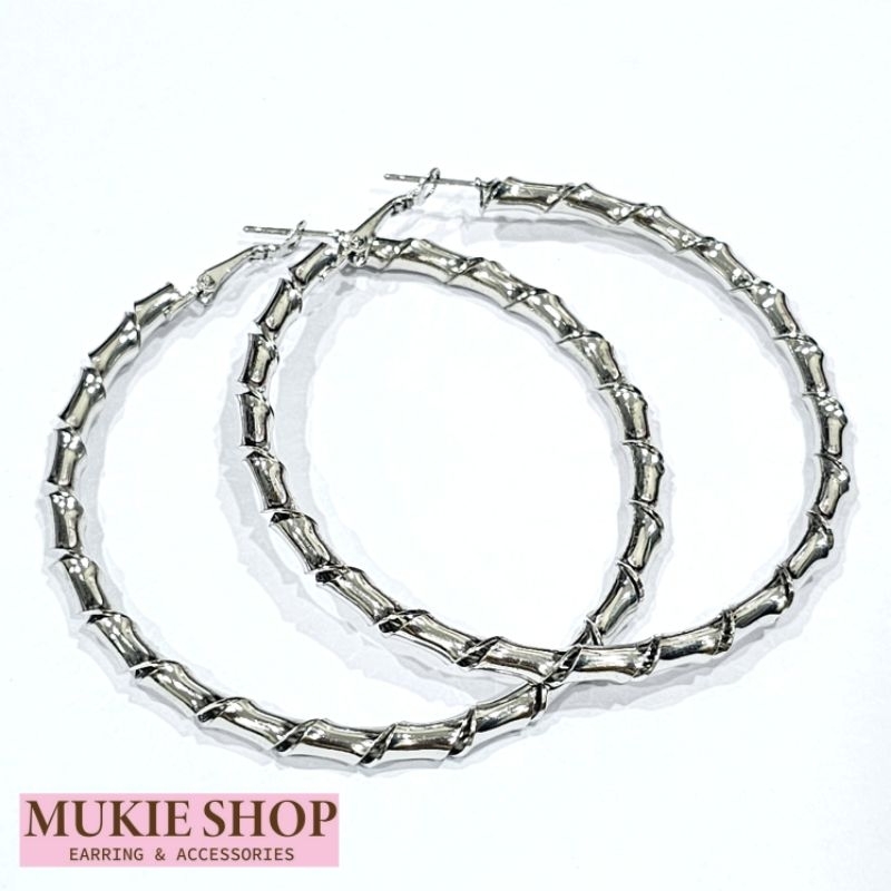 Mukie shop DIY ต่างหูห่วง ต่างหูเกลียว แฟชั่นเกาหลี มุกี้ ช้อป