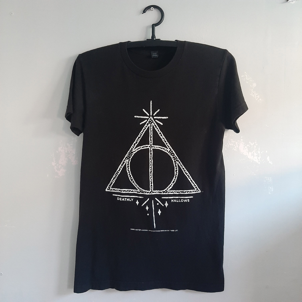 เสื้อยืดมือสองสภาพดี ลายภาพยนต์ HARRY POTTER