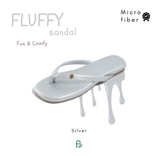 PUFFSHOES.OFFICIAL : Fluffy V.2  Silver