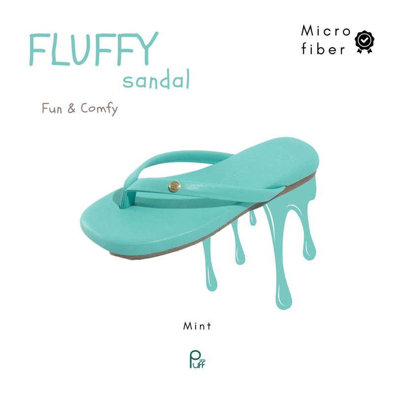 PUFFSHOES.OFFICIAL : Fluffy V.2 Mint