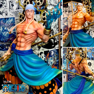 Figure ฟิกเกอร์ Black Studio One Piece วันพีซ เต็มพิกัดสลัดจอมลุย วันพีช God Enel Eneru ก็อต เอเนล H 32 cm งานปั้น โมเดล