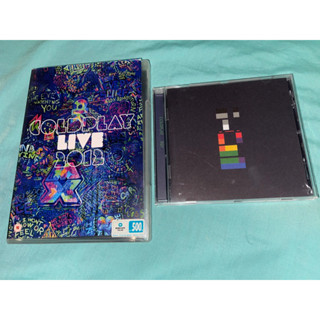 cd + dvd แท้!!! coldplay : live2012 + x&amp;y มือ2 แผ่นใส import eu