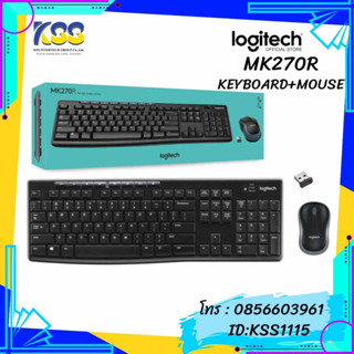 LOGITECH WIRELESS MK270R KEYBOARD+MOUSE COMBO