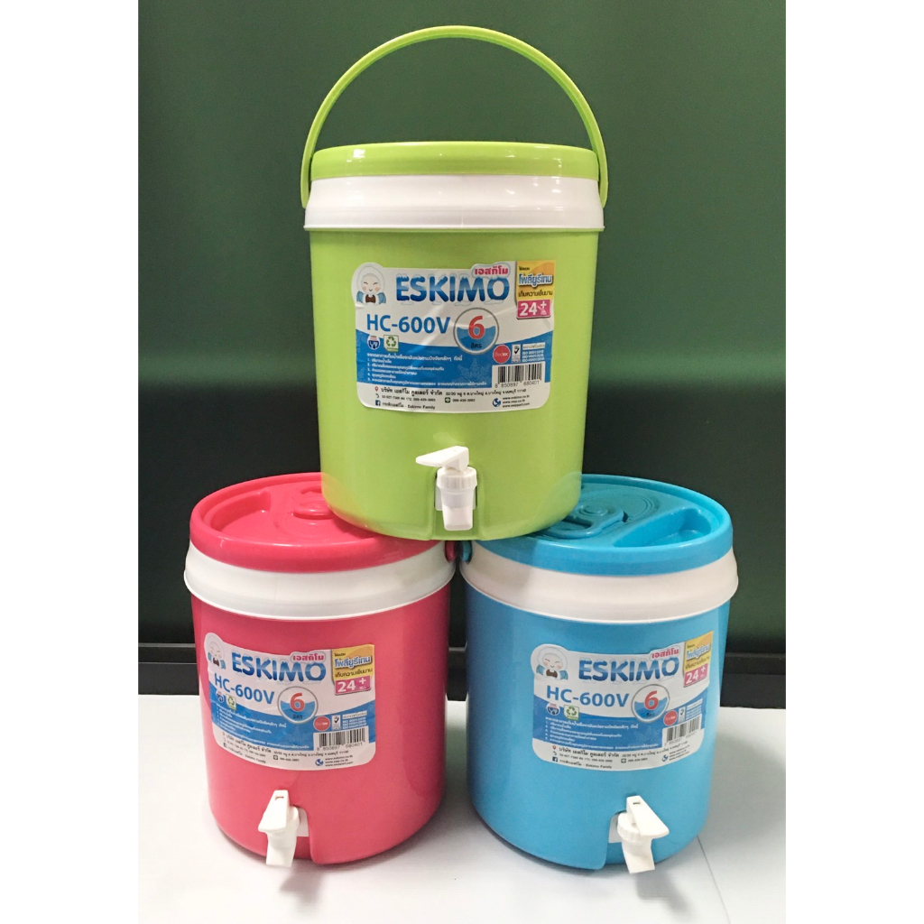 คูลเลอร์ HC-600V (6.4L) เอสกิโม