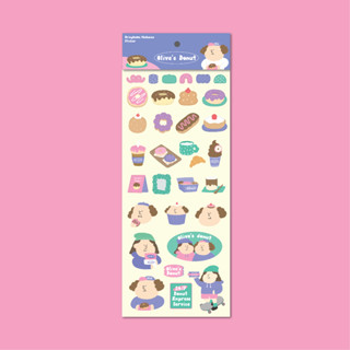 Bringhome Olives Donut Sticker สติ๊กเกอร์ไดคัทติดตกแต่งลายโดนัท กันน้ำ