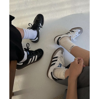 ꒰ พร้อมส่ง ! ꒱ Adidas Samba OG White(สีขาว),Black(สีดำ) ของแท้1000%