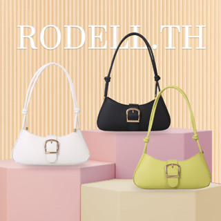 Rodell [ลดเพิ่มอีก20% ใส่โค้ด RODE80820 เฉพาะ8-10สค.] กระเป๋าสะพายข้าง ลายเส้นสี่เหลี่ยม กระเป๋าแฟชั่นผู้หญิง เย็บปักถักร้อยแฟชั่น กระเป๋าสะพายข้างผู้หญิง