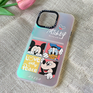 ❤️พร้อมส่งในประเทศไทย❤️เคสโทรศัพท์มือถือ Mickey Mouse and Donald Duck ลายการ์ตูน สําหรับ iPhone 12 13 14 Promax XR XSMAX