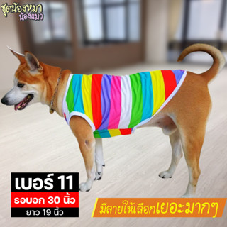 เบอร์ 11 เสื้อน้องหมา รอบอก 30 นิ้ว