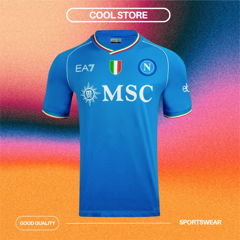 SSC Napoli 2023/24 เสื้อบอลนาโปลี เหย้า ฤดูกาลใหม่