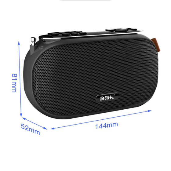 ลำโพงวิทยุ เครื่องเล่นเสียงวิทยุ FM รองรับ USB Bluetooth TF AUX มัลติฟังก์ชั่นสีแดง ห่อสวย ฟัง สวดมนต์ เทศนา ราคา ถูกที่สุด ดีลบีเคเค แกลเลอรีภาพที่ 3