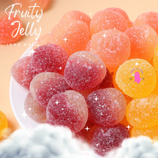 [เยลลี่2บาท] Jelly Gummy เยลลี่ เคลือบน้ำตาล เยลลี่ 5 รสชาติ รสผลไม้ เคี้ยวหนึบ หอมหวาน อร่อย