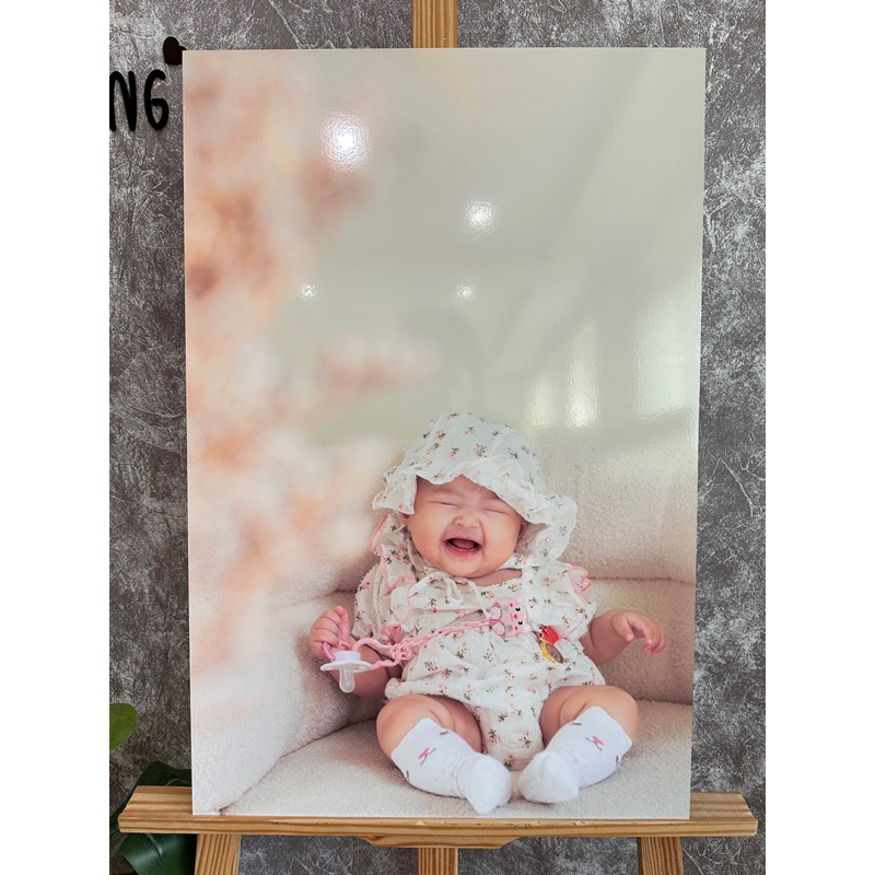 ส่งไวภายใน2-3วัน🚀 กรอบลอยบอร์ดไดคัท ขนาด40x60cm. 👉🏻งานโฟโต้ภาพเงาแวววับ❌ไม่ใช่ไวนิล - รูปที่ 2