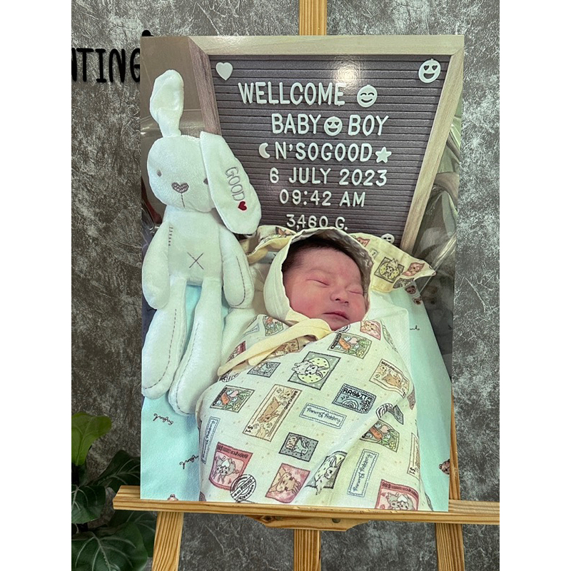 ส่งไวภายใน2-3วัน🚀 กรอบลอยบอร์ดไดคัท ขนาด40x60cm. 👉🏻งานโฟโต้ภาพเงาแวววับ❌ไม่ใช่ไวนิล - รูปที่ 6