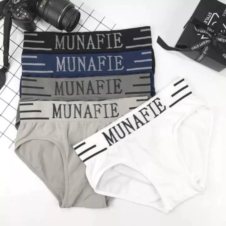 Sale‼️ 🔥กางเกงในชาย MUNAFIE เนื้อผ้านุ่ม เก็บปลายทางได้ #เว้าพื้น(8825-1 (ใส่โค้ด SSPV7K ลดเพิ่ม 25%)ไม่มีซอง