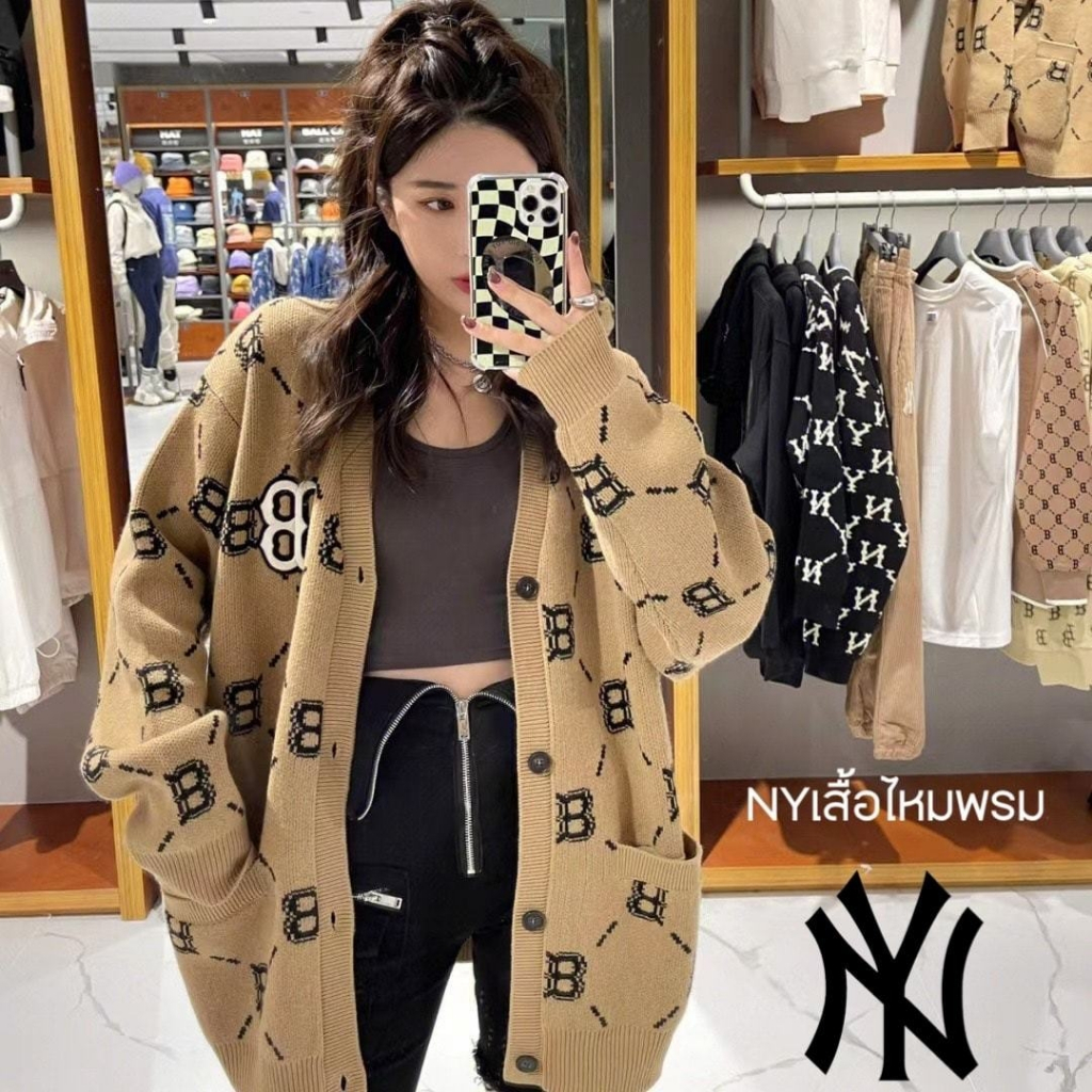 * พร้อมส่งในไทย * เสื้อหนาว NY สเวทเตอร์ sweater กันหนาว แขนยาว ผ้าหนานุ่ม ใส่สบาย ใส่ได้ทั้งชายหญิง