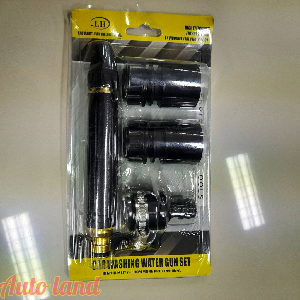 🔥พร้อมส่ง🔥ปืนฉีดน้ำแรงดัน หัวฉีดน้ำแรงดันสูง ที่ฉีดน้ำ สำหรับรถน้ำต้นไม้ ล้างรถ วัสดุคุณภาพดี แข็งแรง ทนทาน ปรับน้ำได้ - รูปที่ 3