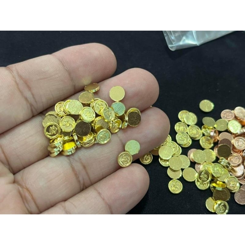 (100ชิ้น)ตัวนะ4มิล​ เนื้อทองเหลือง​เนื้อทองแดง