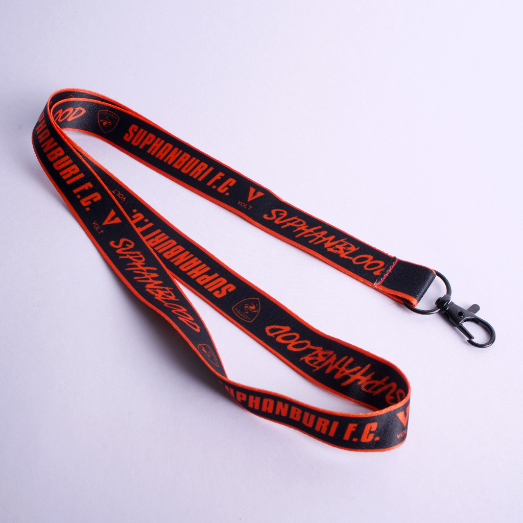 VOLT สายคล้องคอ สุพรรณบุรี เอฟซี สีดำ SUPHANBURI FC BLACK LANYARD LY-0007