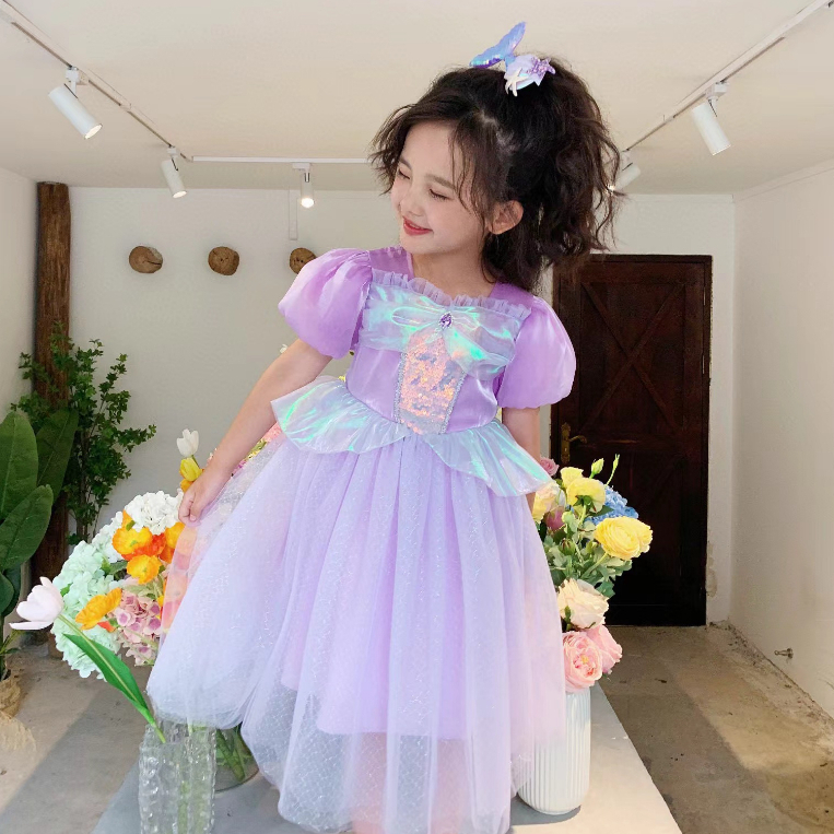 Dresses 469 บาท ชุดเจ้าหญิงเด็ก ชุดนางเงือก ชุดเดรสเด็กสีชมพู ชุดฟรุ้งฟริ้งเด็กผู้หญิง ชุดแฟชั่นผู้หญิงเด็ก ชุดเซ็ทเด็กผู้หญิง Baby & Kids Fashion