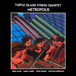 แผ่นเสียง LP Turtle Island String Quartet – Metropolis ( RARE Promotion in US press)