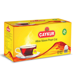 Çaykur Siyah Suzen Poset Çay / Turkish black tea ชาดำตุรกีพร้อมดื่ม ขนาด 25 ซอง