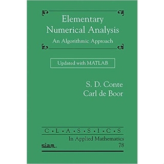 Elementary Numerical Analysis: An Algorithmic Approach (Paperback) ISBN:9781611975192