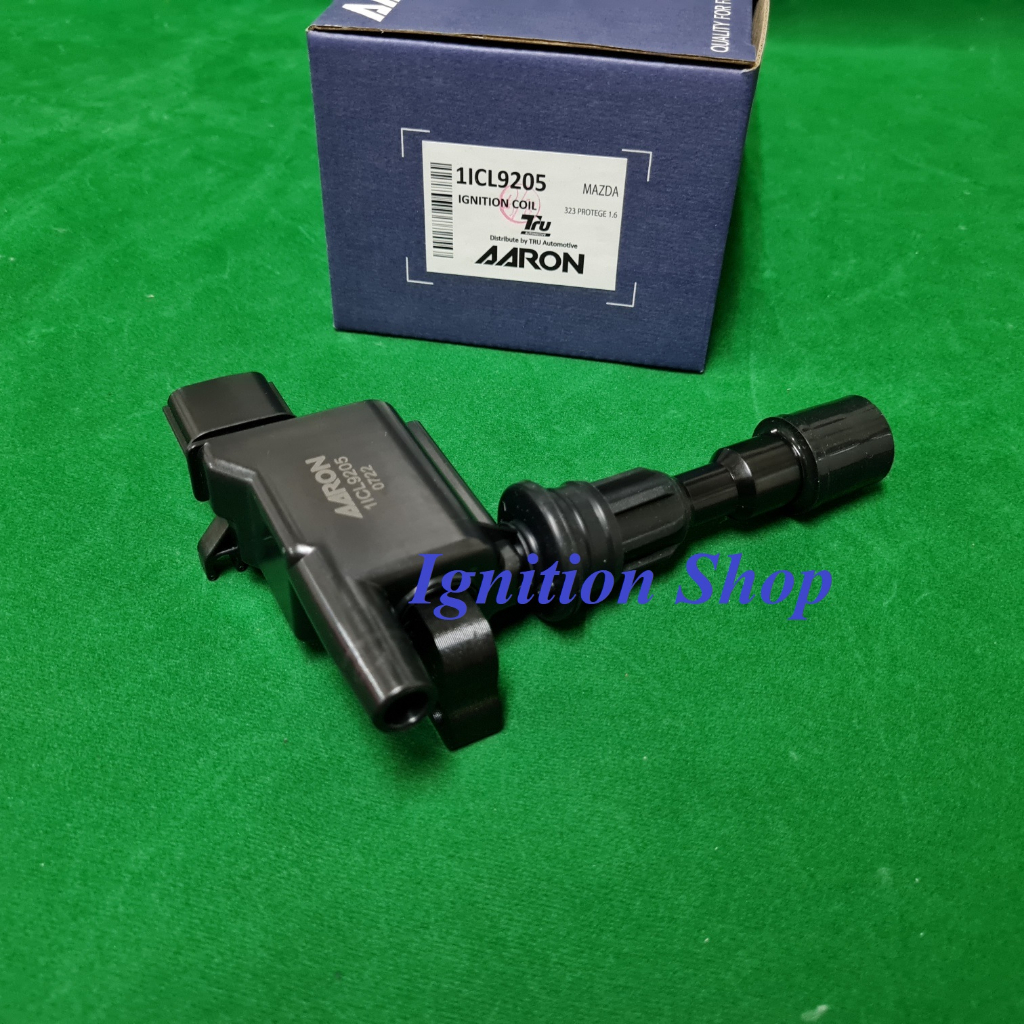 คอยล์จุดระเบิด คอยล์ไฟ Mazda Protege 1.6 และ Ford Laser 1.6 ยี่ห้อ AARON จำนวน 1 ตัว