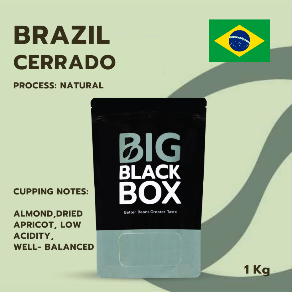 (A-CA-BR-CC-N02) สารกาแฟ BRAZIL CERRADO NY2/3 FC  Natural
