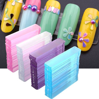 ที่ติดเล็บปลอม สีใส โชว์สีเล็บ โชว์แบบเล็บ 25 Pcs Nail Display Stand