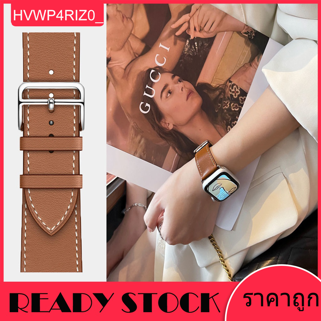 สายนาฬิกาหนังสำหรับสายนาฬิกาiwatch 1 2 3 4 5 6 78 910 se49mm 46mm38mm 40mm 41mm 42mm 44mm 45mmสายนาฬิกาหนังสปอร์ต