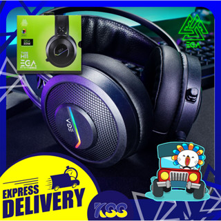 หูฟังสำหรับเล่นเกมส์ EGA Gaming Headset Virtual Surround Sound 7.1 RGB Lighting USB รุ่น Type-H11 Black เปิดบิล Vat ได้