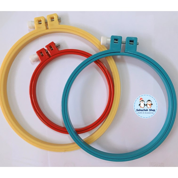 สะดึง สะดึงปักผ้า สะดึงพลาสติก มี 3 ขนาด