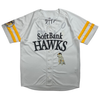 เสื้อเบสบอล SoftBankHAWKS Size S-L