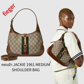 ใหม่ กระเป๋าผู้หญิง gucci classic กระเป๋า JACKIE 1961 MEDIUM SHOULDER BAG